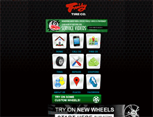 Tablet Screenshot of frisbytire.com
